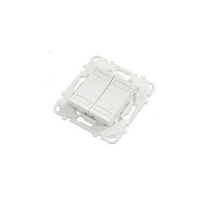Programmable Double Button NU553118 New Unica KNX Double Push Button Full KNX Programmable for ...